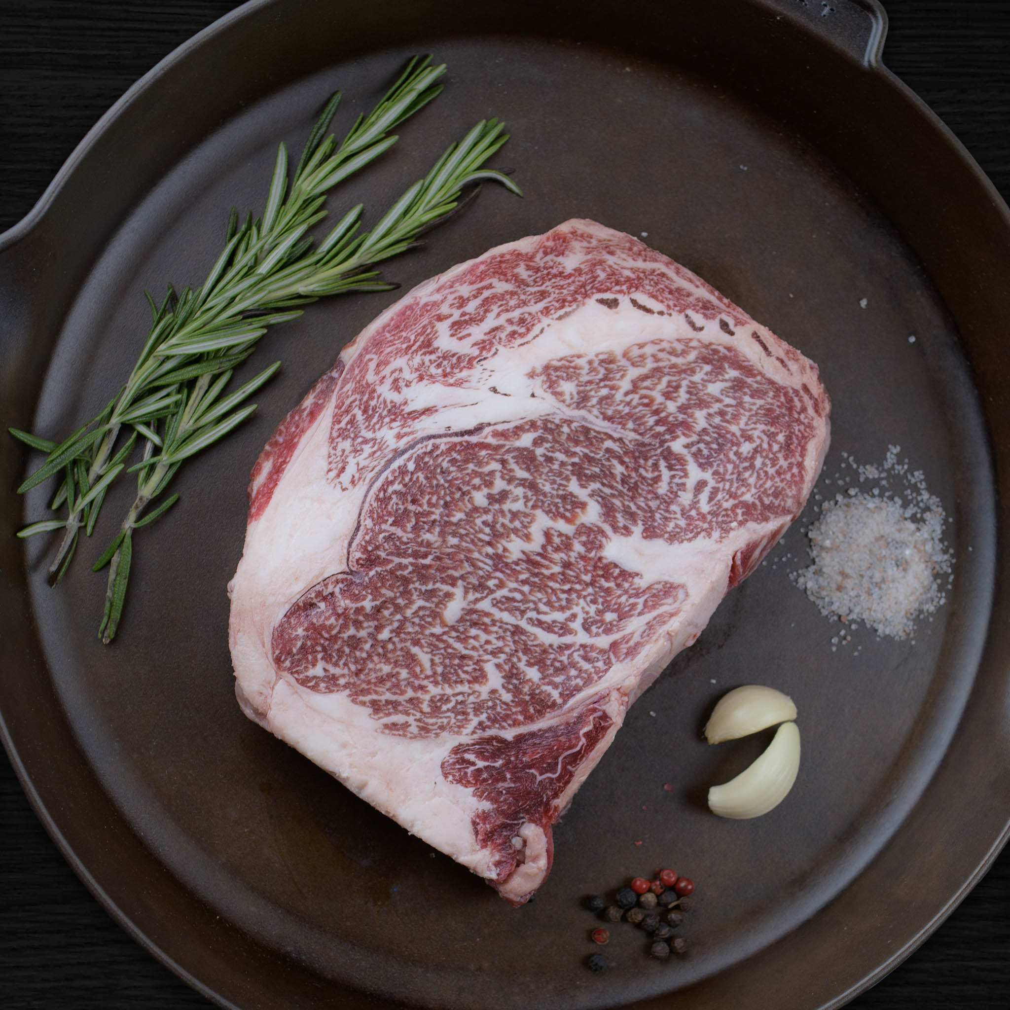 Blood Shot Ribeye Wagyu Ribeye Steak – 100% Full Blood Wagyu Beef – Caroland Farms Wagyu