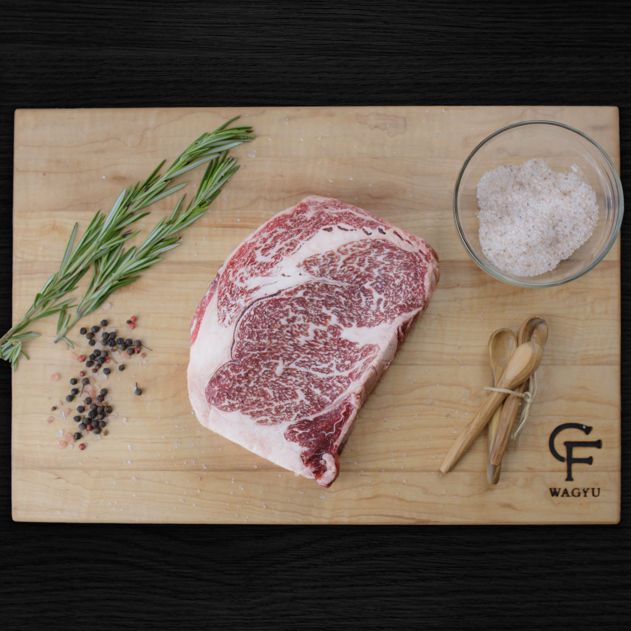 Blood Shot Ribeye Wagyu Ribeye Steak – 100% Full Blood Wagyu Beef – Caroland Farms Wagyu