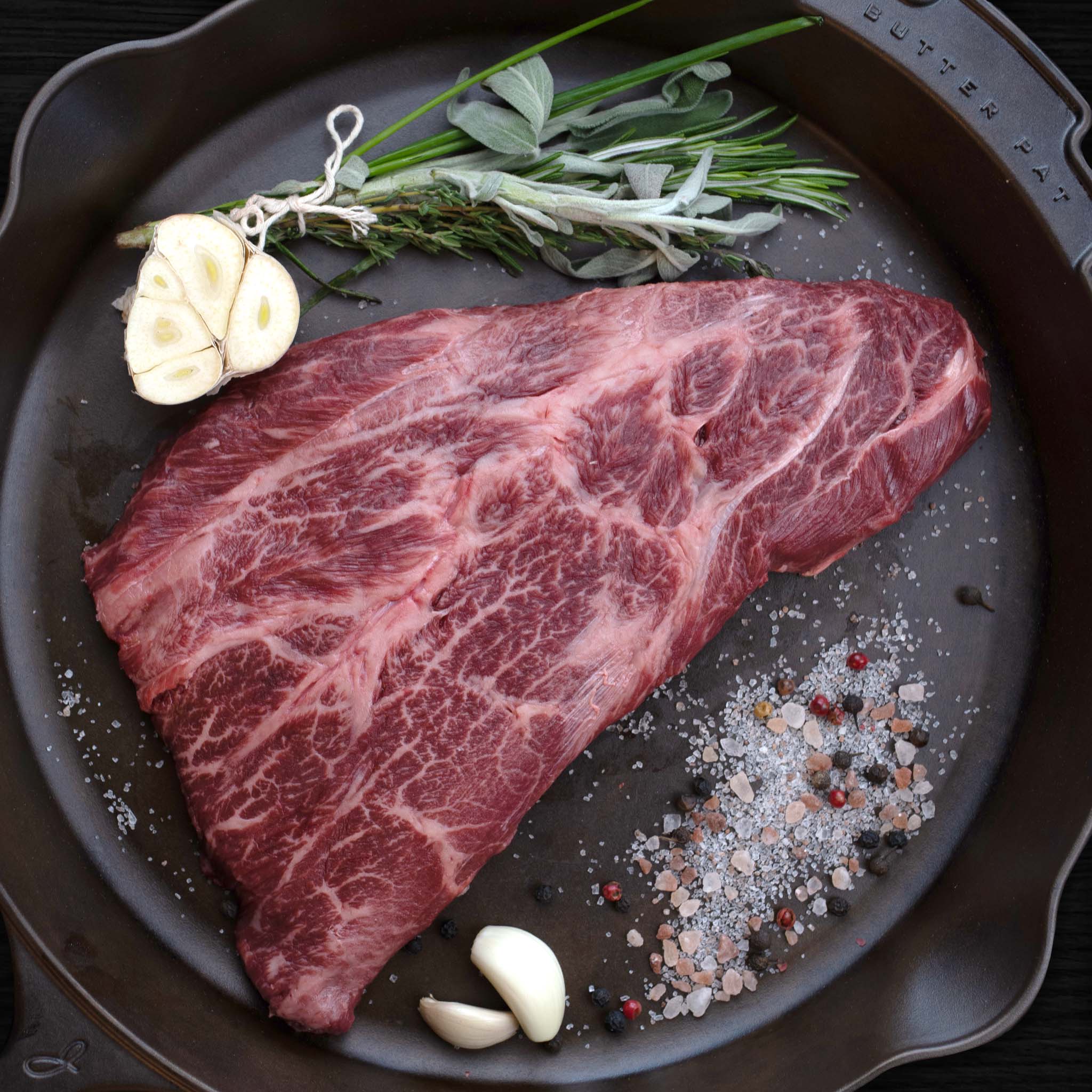 Flat Iron Steak – 100% Full Blood Wagyu Beef
